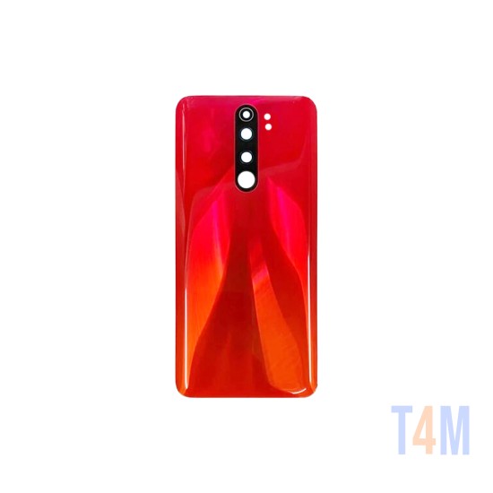 Tampa Traseira+Lente da Câmera Xiaomi Redmi Note 8 Pro Vermelho